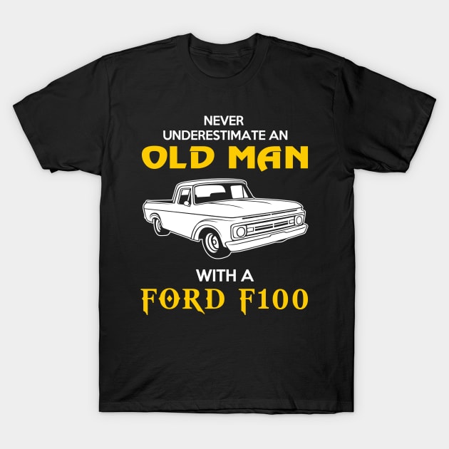 Old Man With MG MGB Gift Never Underestimate Old Man Grandpa Father Husband Who Love or Own Vintage Car T-Shirt by MrDean86